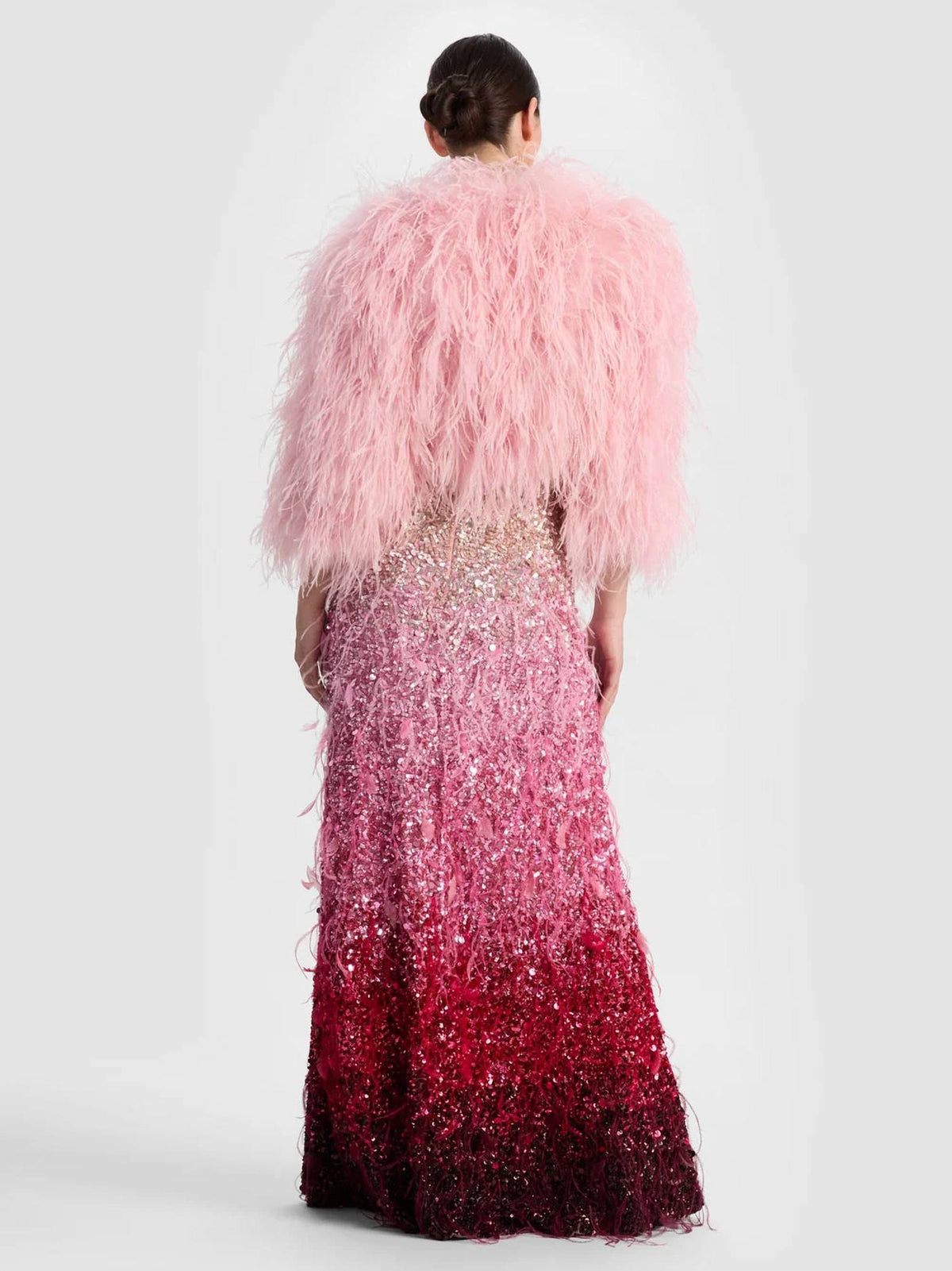 Alice + Olivia - Ashton Feathered Skirt