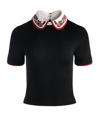 Alice + Olivia - Aster Collared Pullover