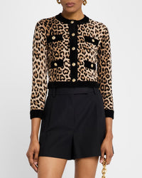 Alice + Olivia - CLAIRA CROPPED CARDIGAN