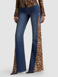 Alice + Olivia - Georgetta Leopard Jean