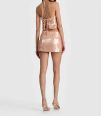 Alice + Olivia - Grazi Paillette Top