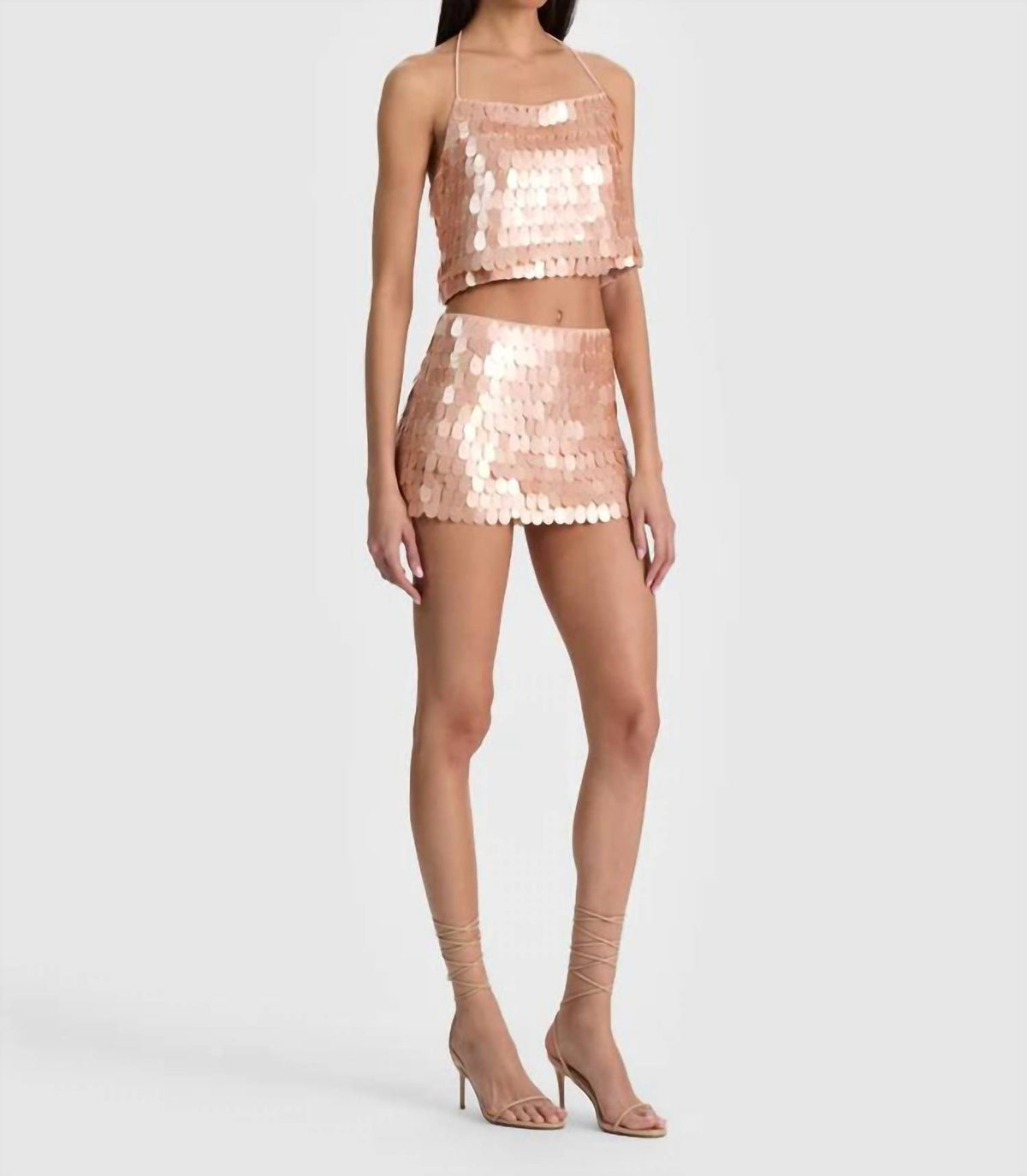 Alice + Olivia - Grazi Paillette Top