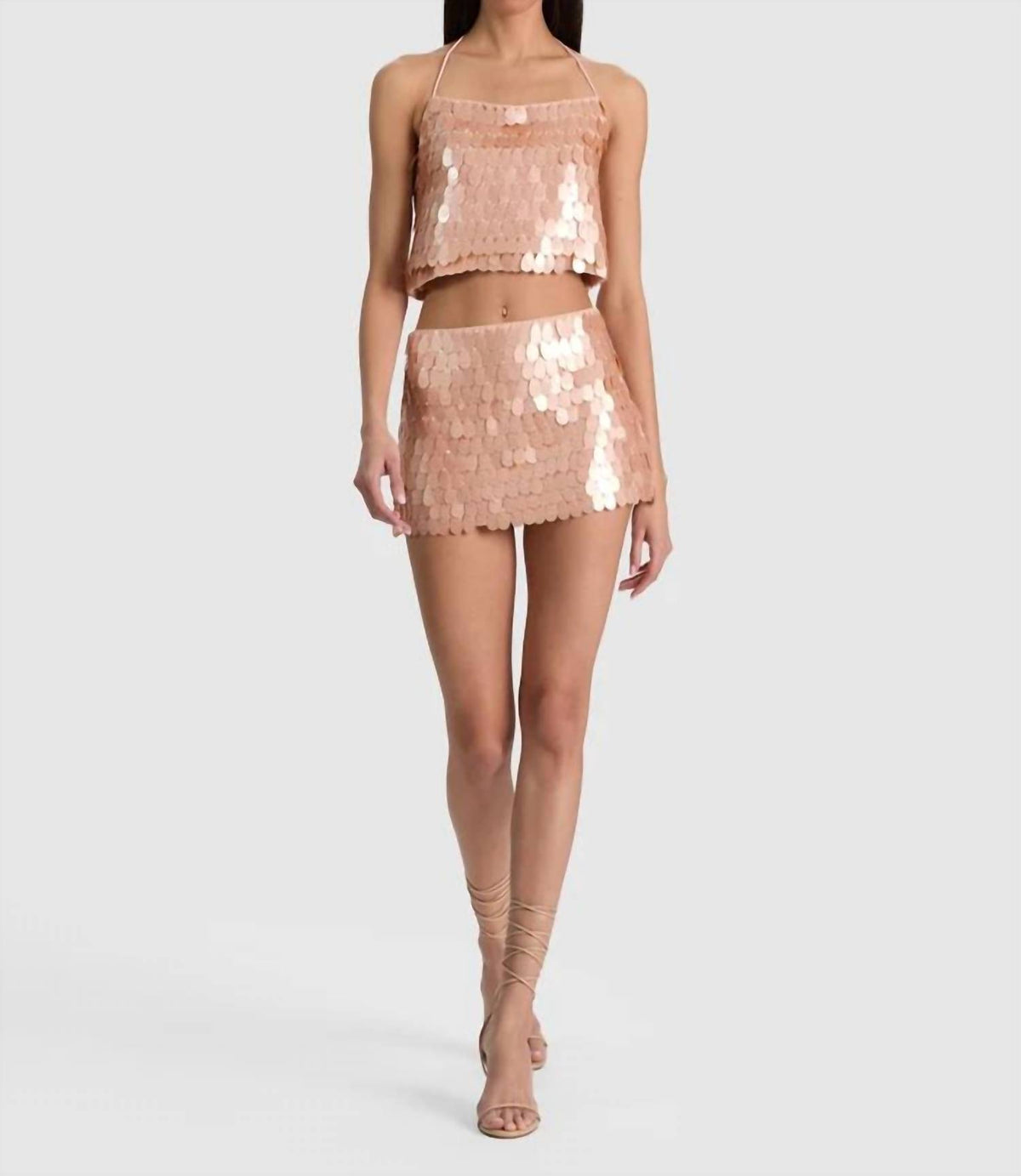 Alice + Olivia - Mace Pailette Mini Skort
