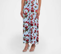Alice + Olivia - Tara Short Sleeve Ruffle Maxi Dress
