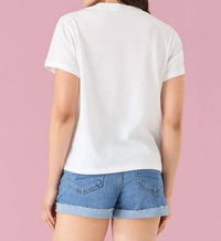 Alivia - Chloe Short Sleeve Tee With Embroidery - clothing - cotton - floral