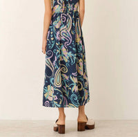 Alix Of Bohemia - Autumn Riviera Coin Dress - blue - clothing - cotton