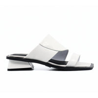 All Black - Women's Angle Mule