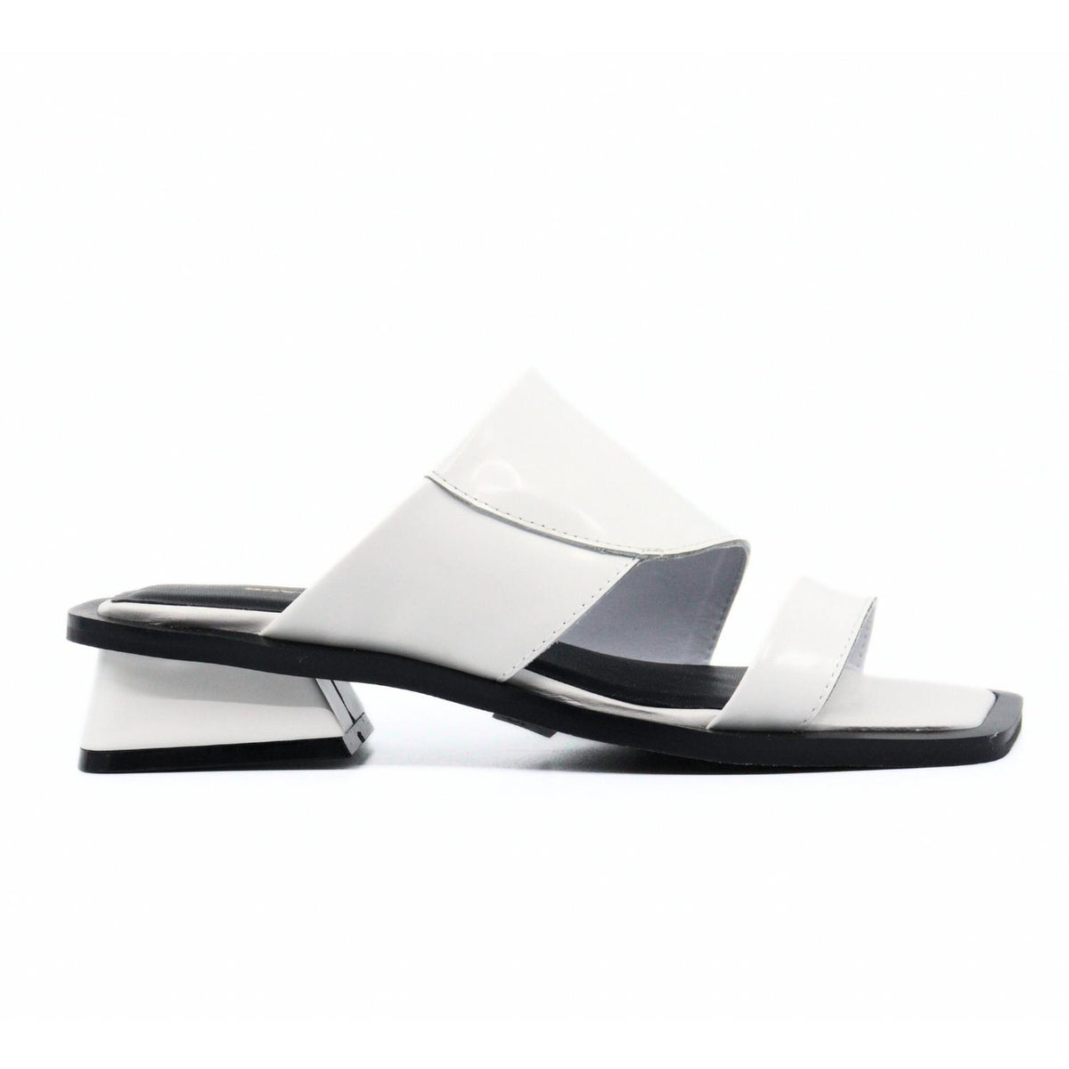 All Black - Women's Angle Mule