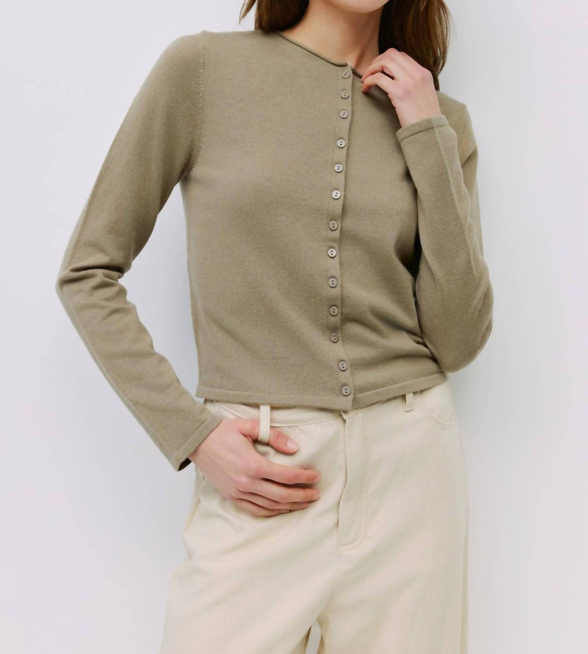 All : Row - Shea Roll Neck Cardigan