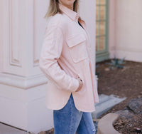 Allie Rose - Chelsea Button Front Shacket