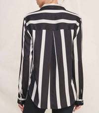 Allie Rose - Chic Couture Striped Blouse