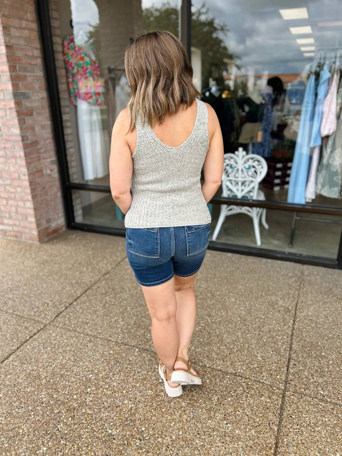 Allie Rose - Rosevine Knit Tank Top