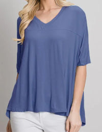 Allie Rose - V-neck Blouse
