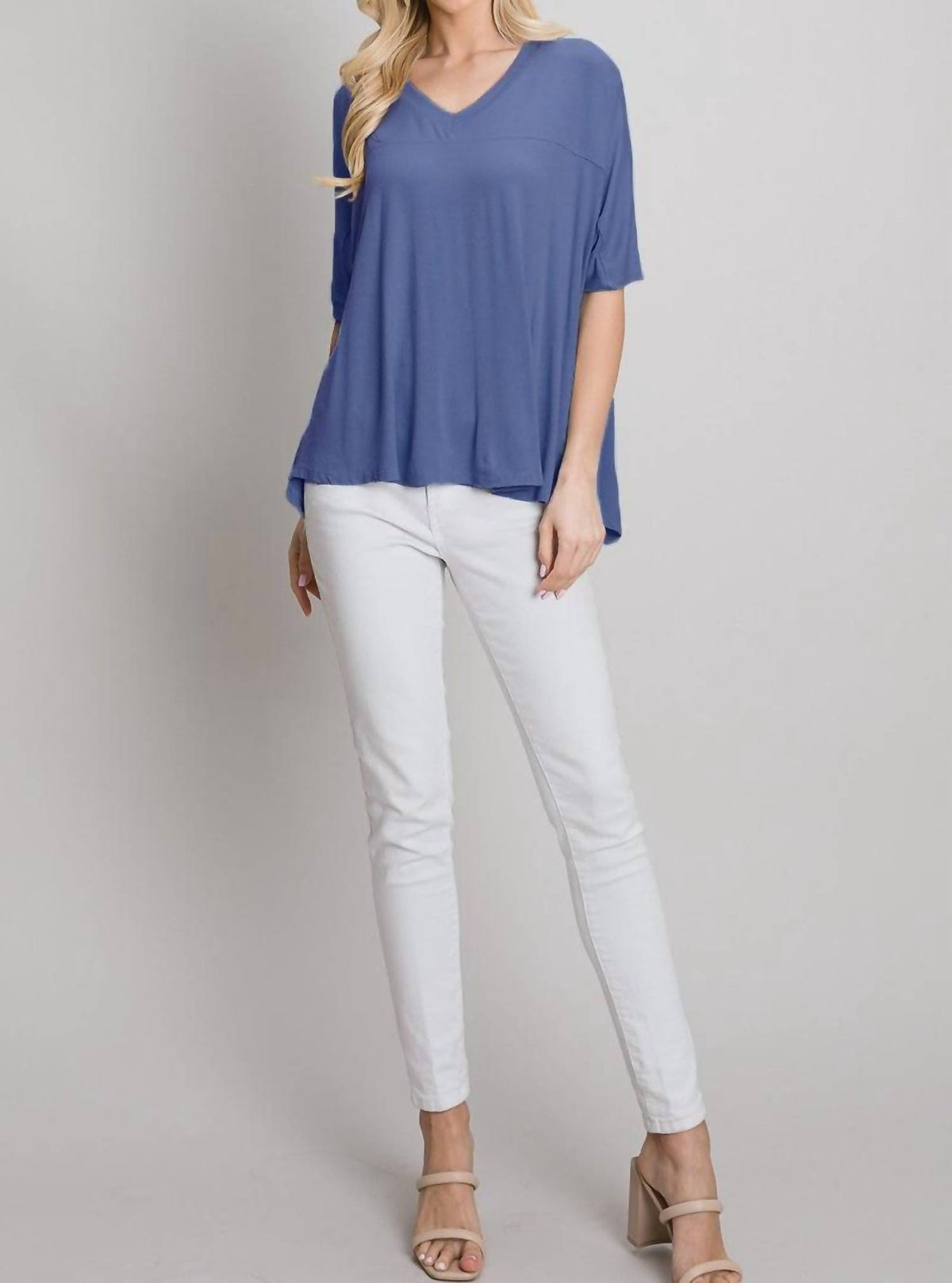 Allie Rose - V-neck Blouse