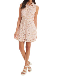 Allison New York - Anastasia Mini Dress - beige - clothing - cotton