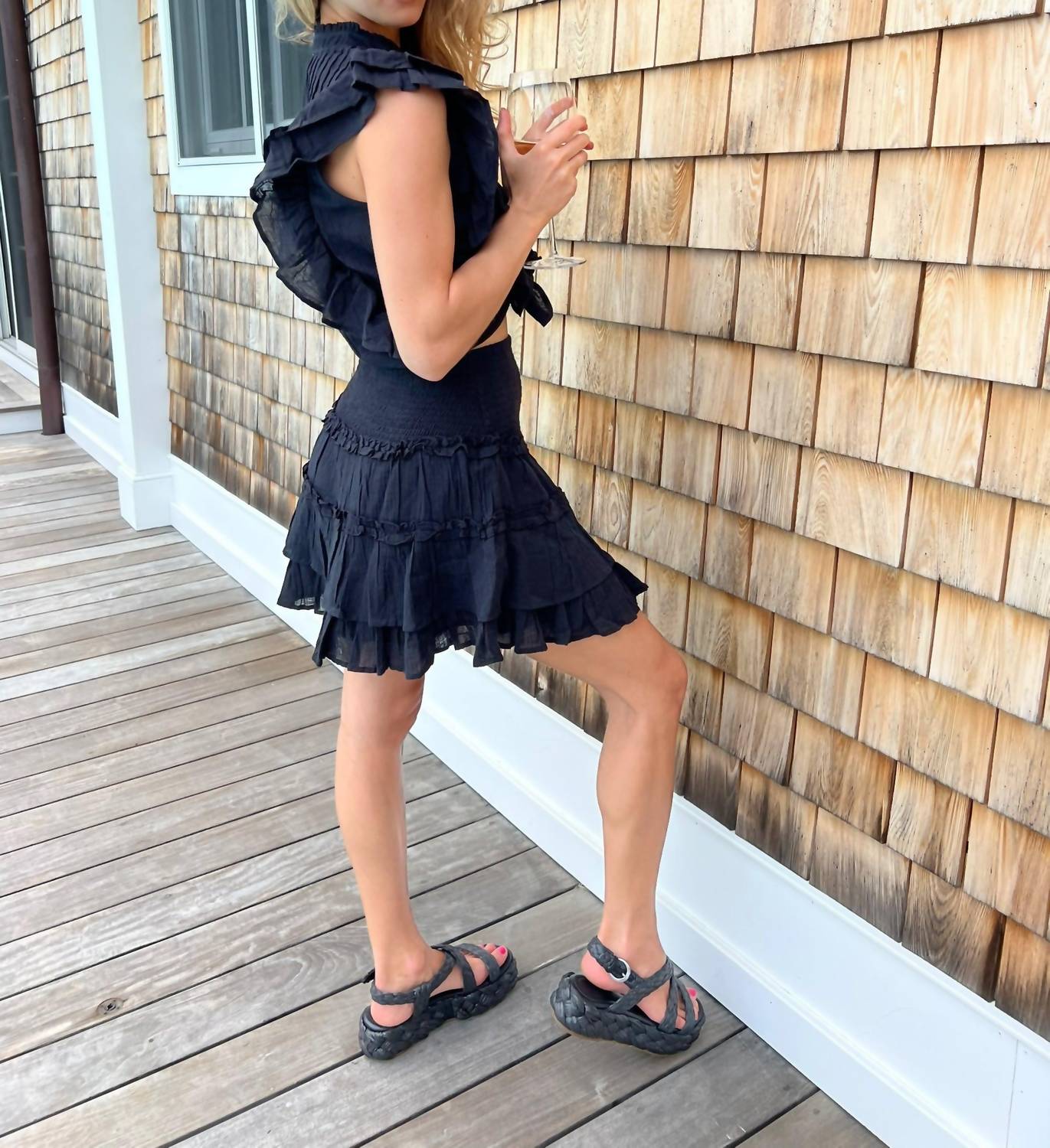 Allison New York - Bridget Blouse - black - blouses - clothing