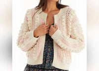 Allison New York - Crochet Bomber Jacket