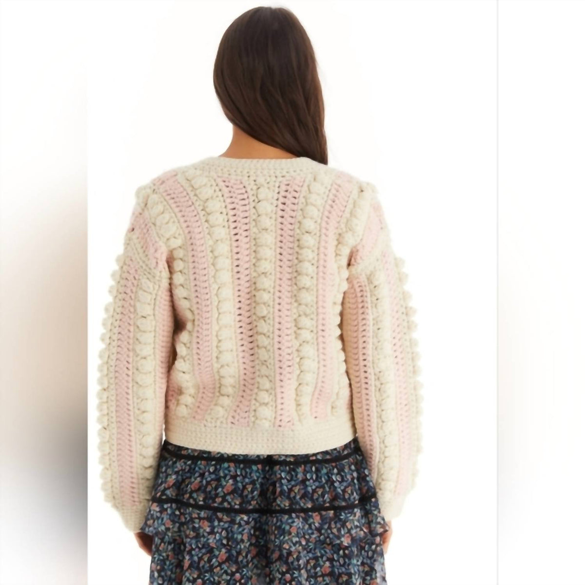 Allison New York - Crochet Bomber Jacket