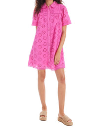 Allison New York - Eliana Eyelet Dress - clothing - cotton - dresses