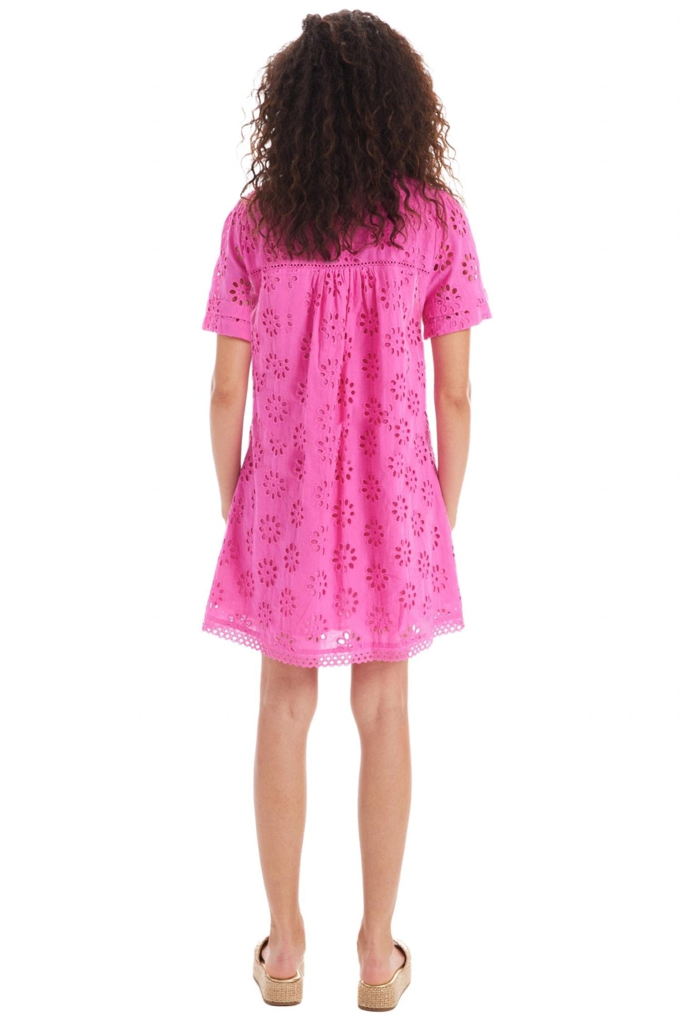 Allison New York - Eliana Eyelet Dress - clothing - cotton - dresses