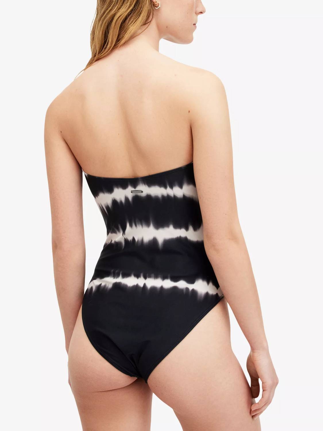 Allsaints - Curtis Bandeau Tie Dye Swimsuit