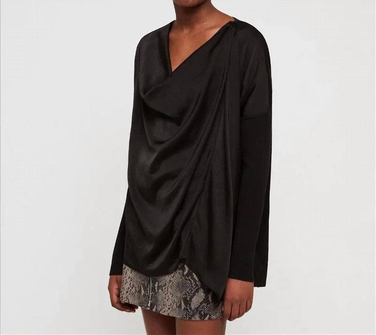 Allsaints - Erma Cowl Neck Top