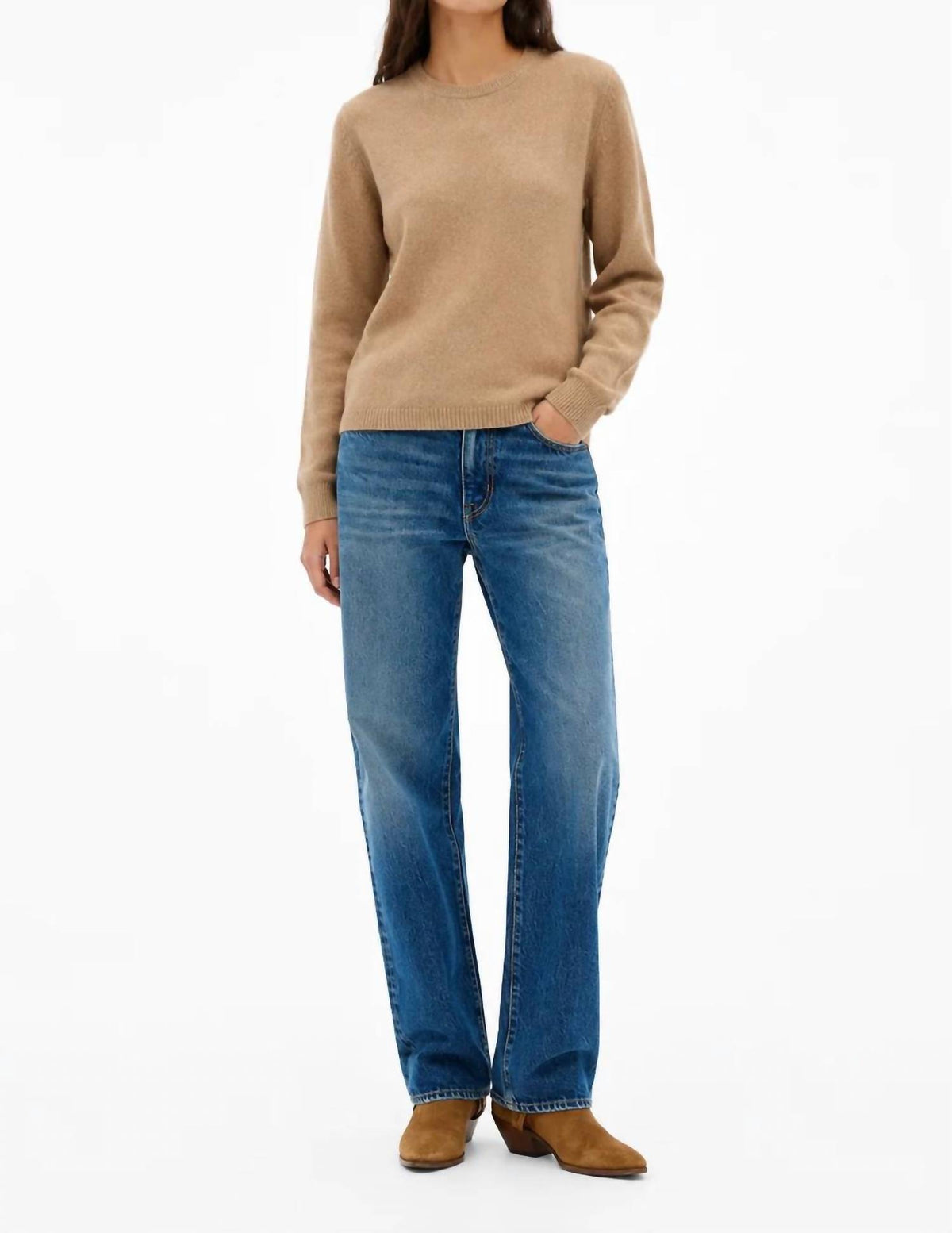 Allude - Basic Crew Neck Sweater