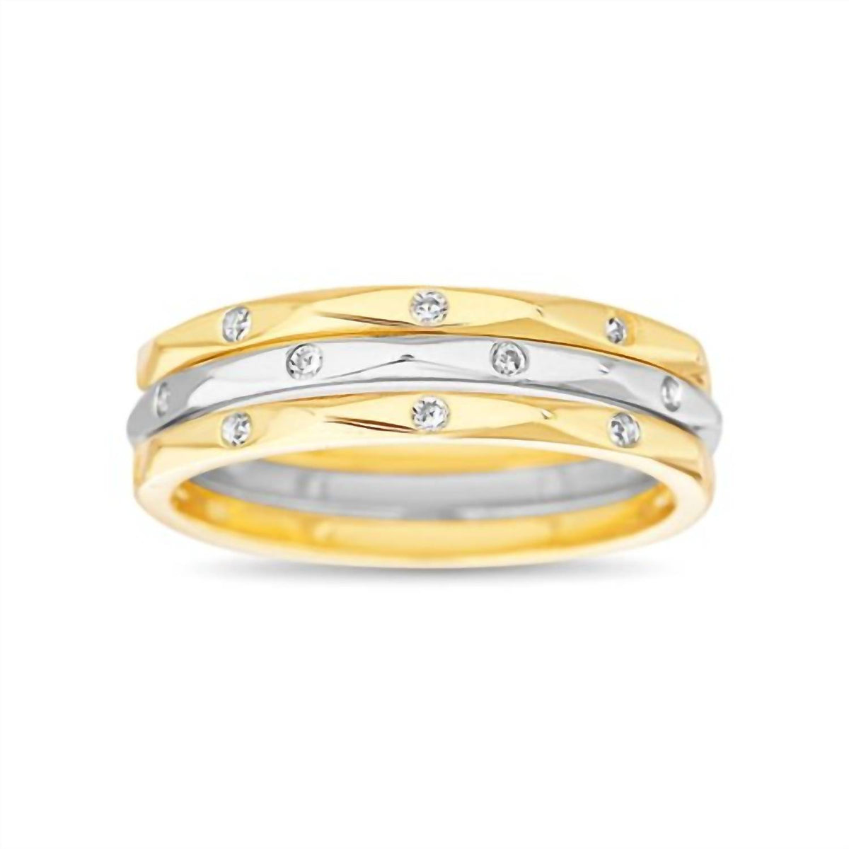 Allyanna Gifts - Women's 3 Band Stackable Ring Set