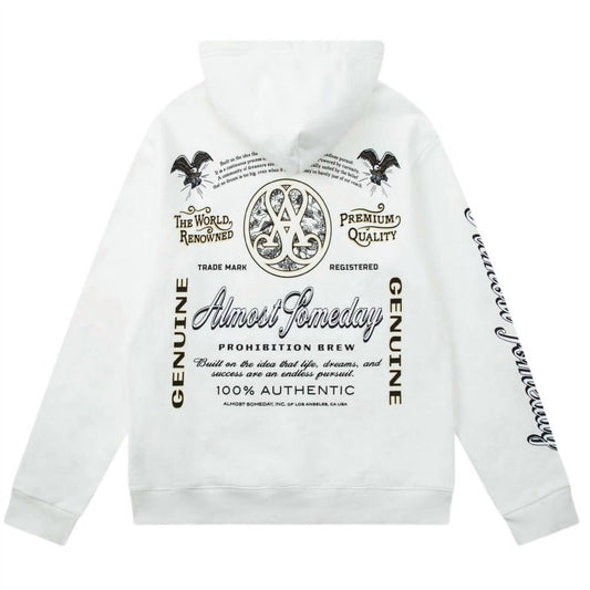 Almost Someday - Prohibition Hoodie - beige - clothing - graphic