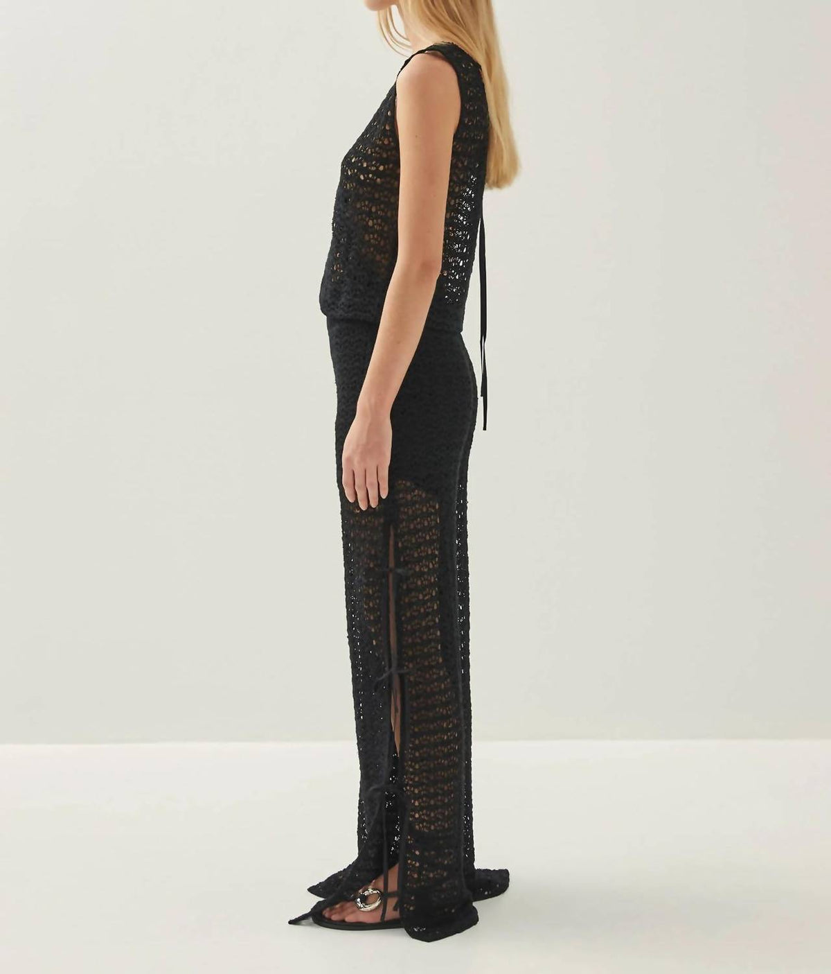 Alohas - Kioko Black Knit Top