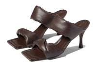 Alohas - Women's Twist Strap Heel - brown - heels - shoes