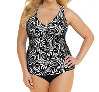 Always For Me - Ruched A - line Tankini Top - Plus - bikinis - clothing - nylon - blend
