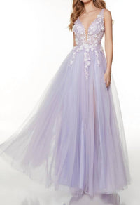 Alyce Paris - Tulle Prom Dress - clothing - dresses - patterned