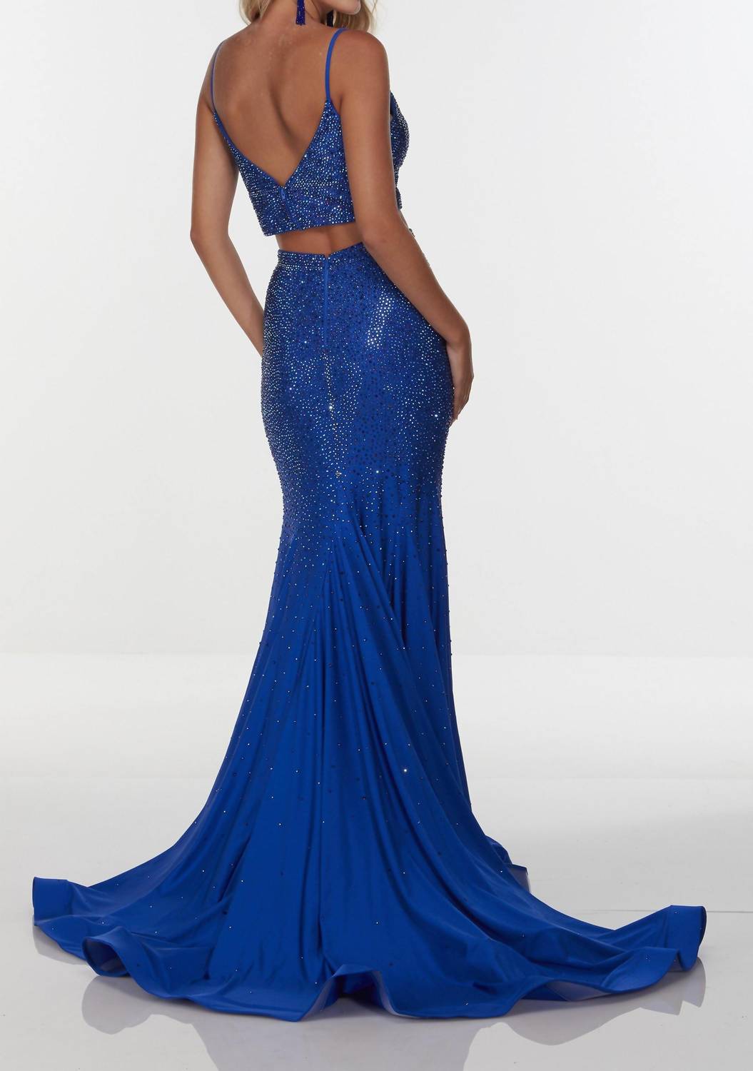 Alyce Paris - Two - piece Prom Dress - blue - clothing - dresses