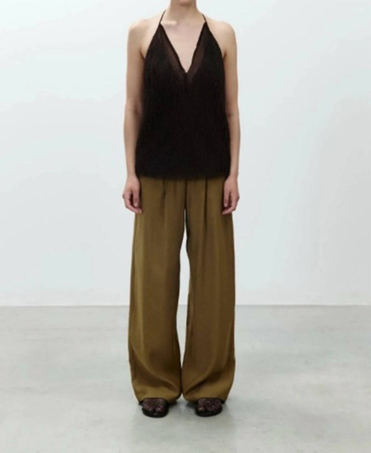Alysi - Wide Pull On Trousers