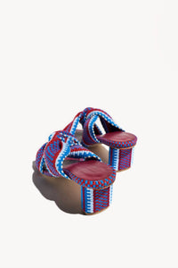 Amambaih - Women's Gilda Heel - heels - leather - red
