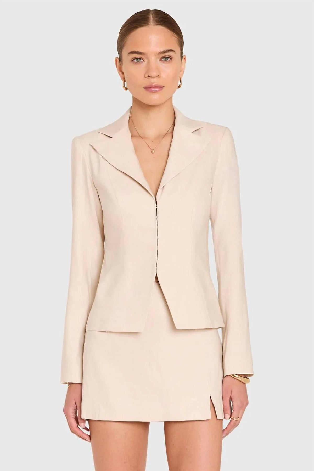 Amanda Uprichard - Alana Tailored Blazer Jacket