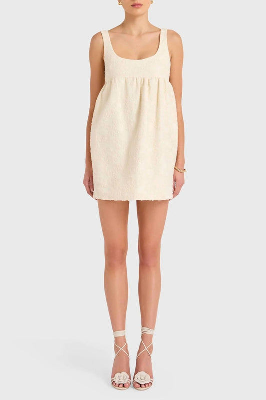 Amanda Uprichard - Bello Dress - beige - clothing - cotton - blend