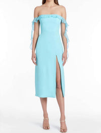 Amanda Uprichard - Copellia Off Shoulder Midi Dress