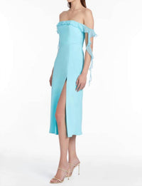 Amanda Uprichard - Copellia Off Shoulder Midi Dress