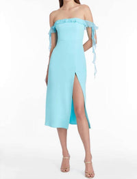 Amanda Uprichard - Copellia Off Shoulder Midi Dress