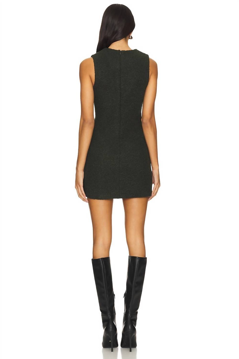 Amanda Uprichard - Delia Textured Mini Dress - clothing - dresses - green
