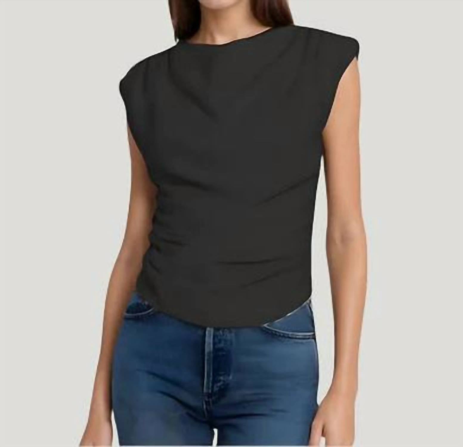 Amanda Uprichard - Fersia Top - black - blouses - clothing