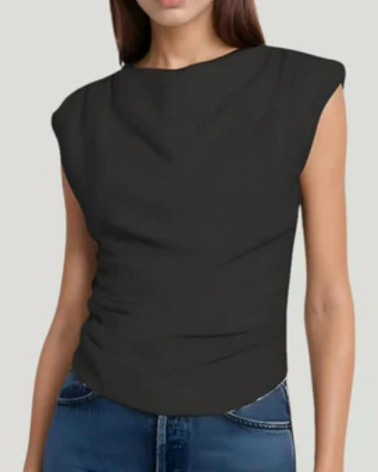 Amanda Uprichard - Fersia Top - black - blouses - clothing