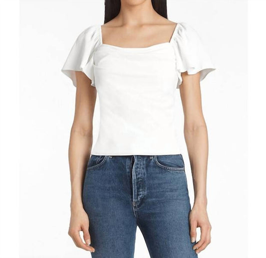 Amanda Uprichard - Fortuna Top - clothing - polyester - shirts