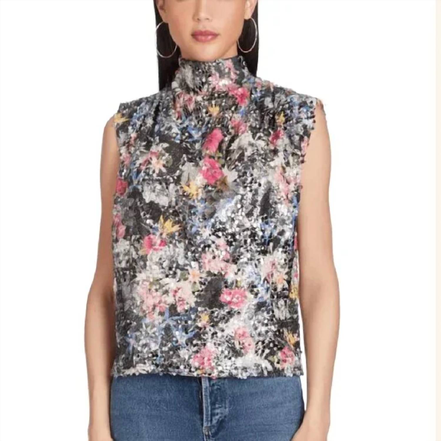 Amanda Uprichard - Middleton Top - black - blouses - clothing