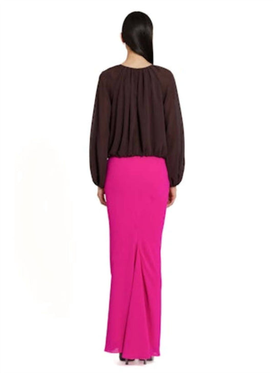 Amanda Uprichard - Orla Top - blouses - brown - clothing