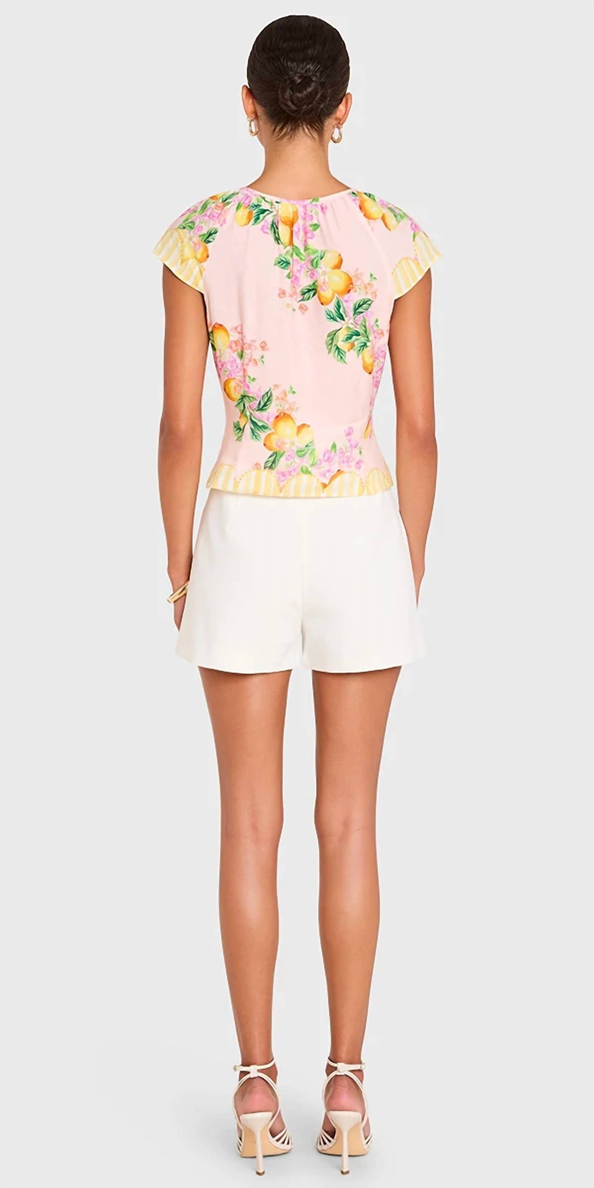 Amanda Uprichard - Pinto Front Loop Button Closure Top
