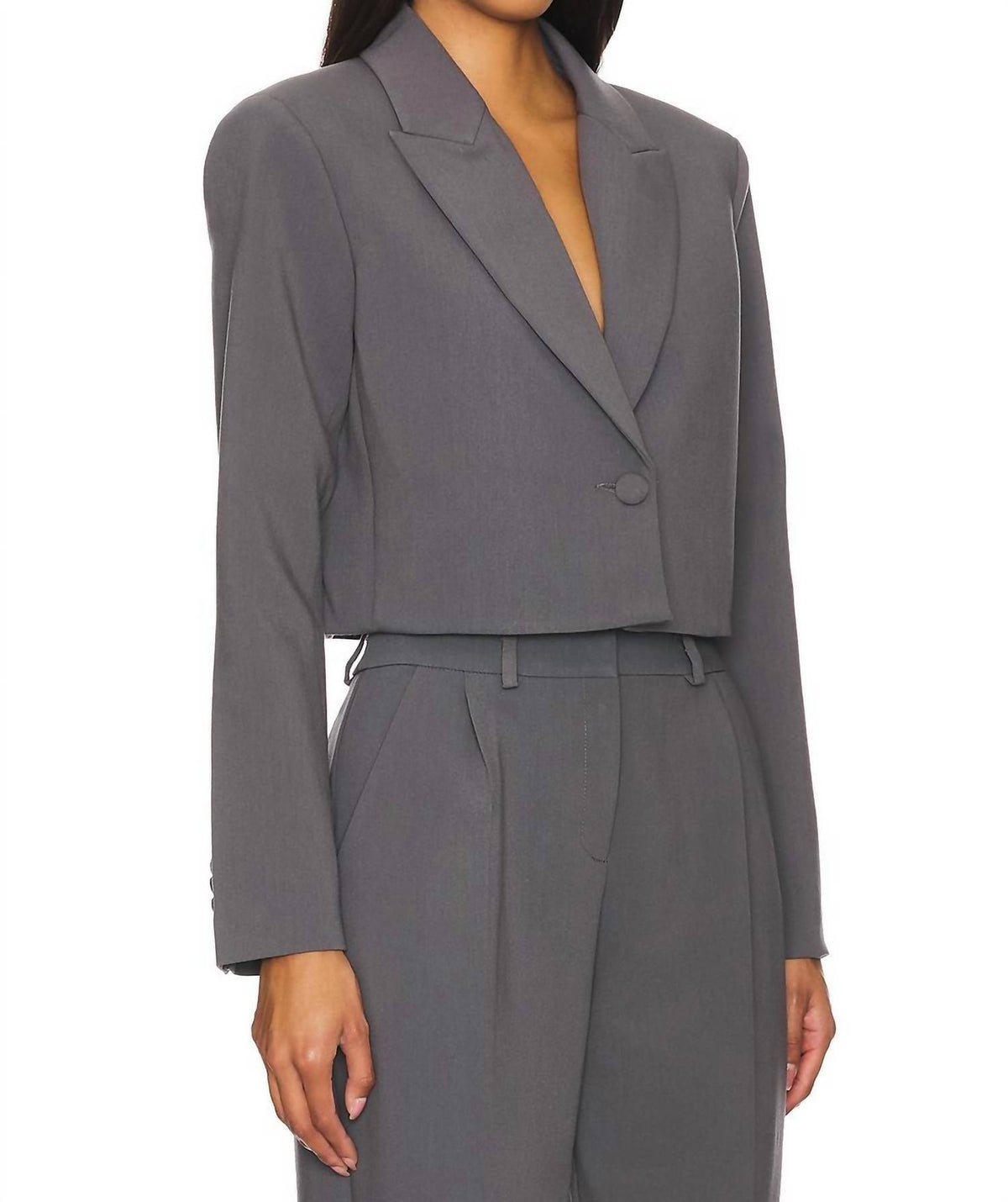 Amanda Uprichard - Reggie Cropped Blazer