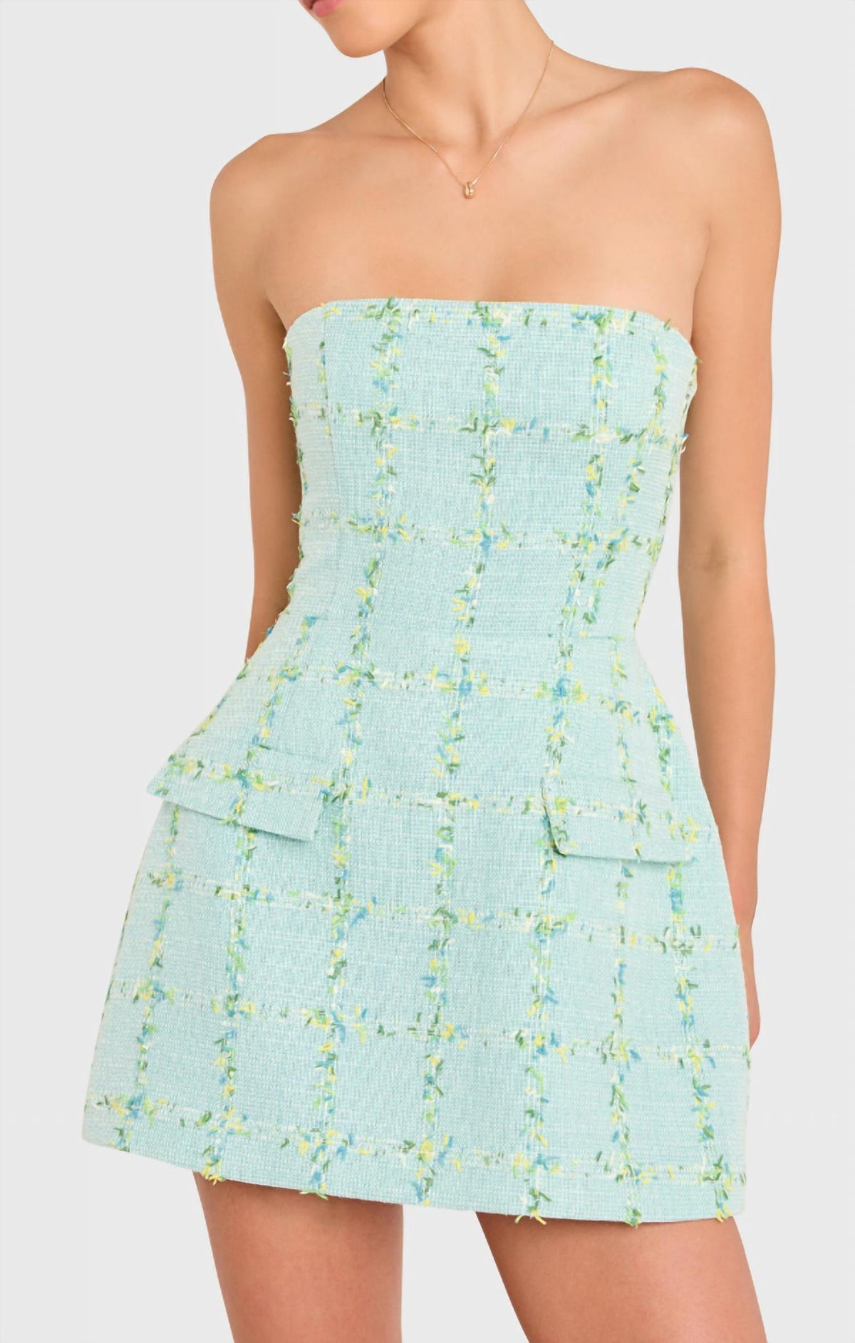Amanda Uprichard - Strapless Bethany Skort Romper